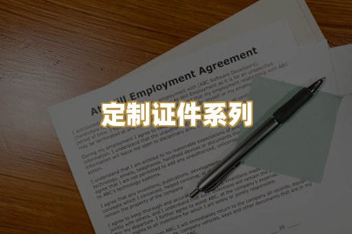 定制证件系列